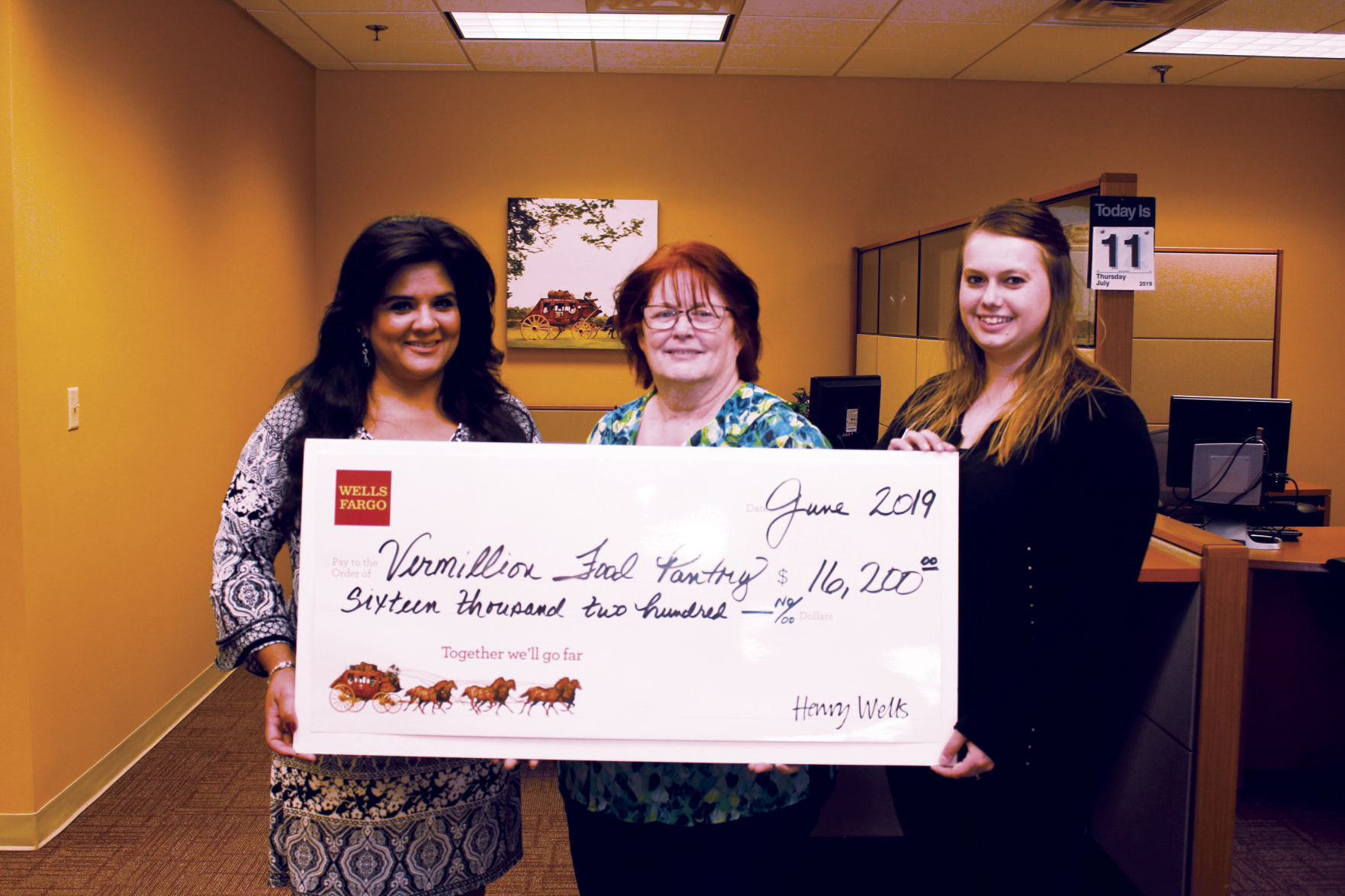 Wells Fargo and Food Pantry